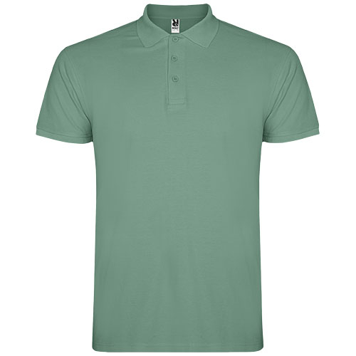 Polo pour homme coton 200gr personnalisé Star ROLY Menthe foncée